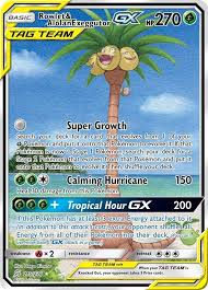 Rowlet & Alolan Exeggutor GX Alternate Art 215/236