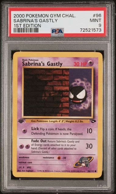 Sabrinas Gastly [1. Ausgabe] #96 Pokemon Gym Challenge