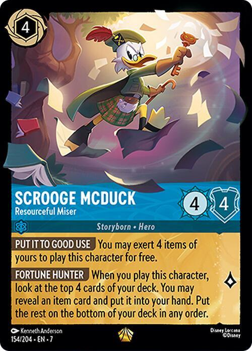 Scrooge McDuck - Resourceful Miser - Archazia's Island (7) Cold Foil