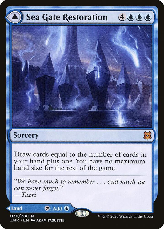 Sea Gate Restoration - Zendikar Rising (ZNR) #76