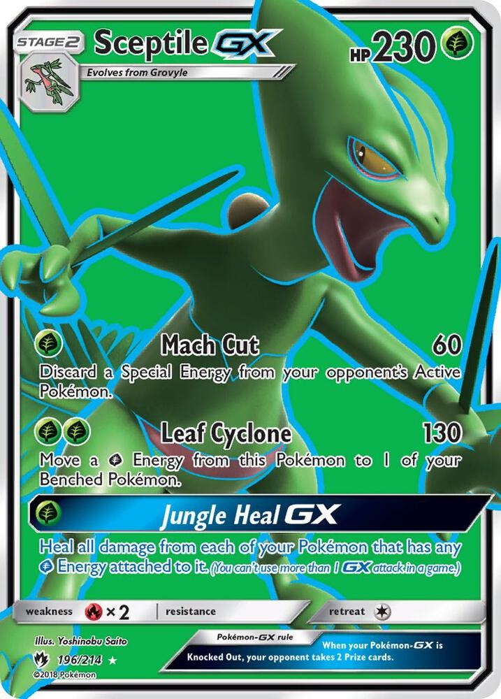 Sceptile GX (Full Art) - SM - Lost Thunder (SM8)