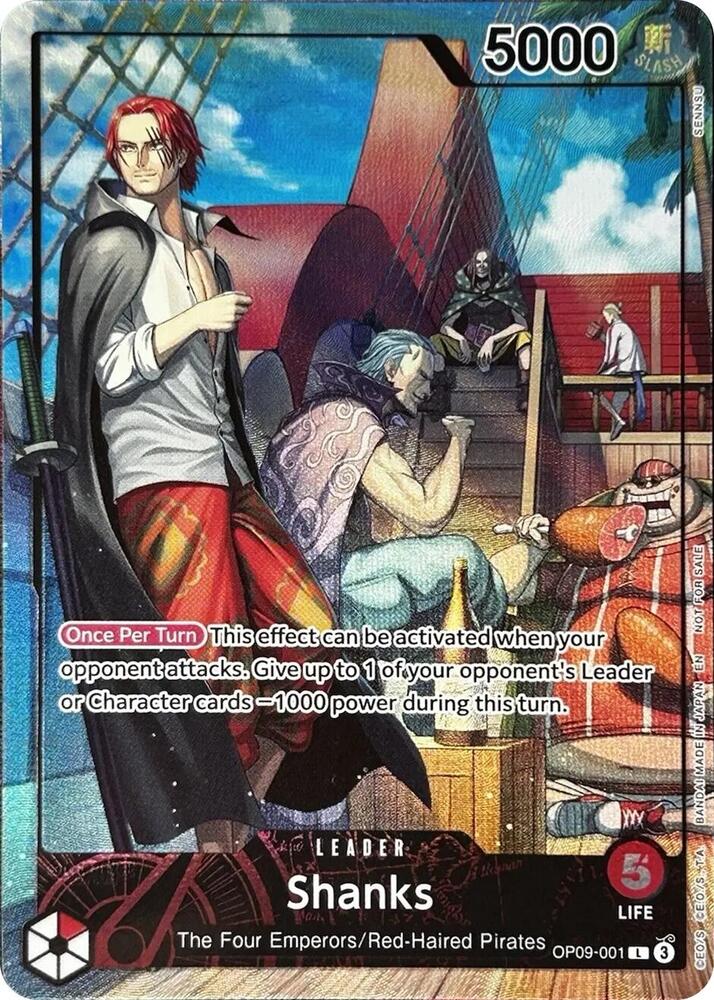 Shanks PSA Promo OP09-001