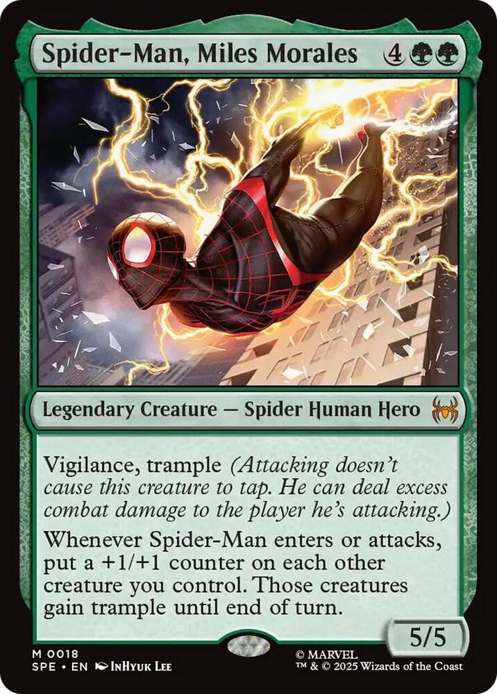 Spider-Man Miles Morales Foil 0018 SPE