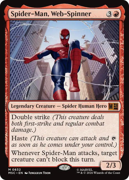 Spider-Man, Web-Spinner - Commander: Marvel Super Heroes (MSC) 0832