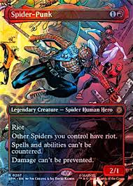 Spider-Punk Borderless Foil 0207 SPM
