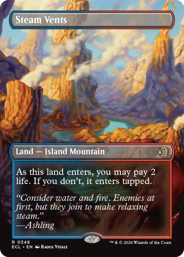 Steam Vents Borderless 0348 ECL Foil