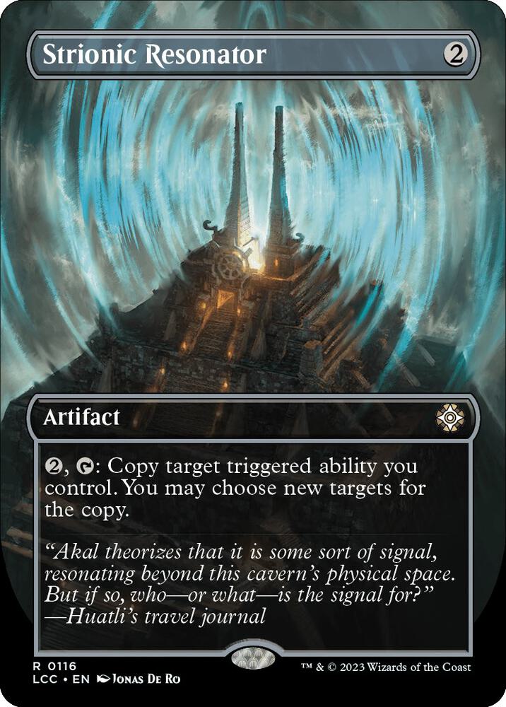Strionic Resonator (Borderless) - Commander: The Lost Caverns of Ixalan (LCC)