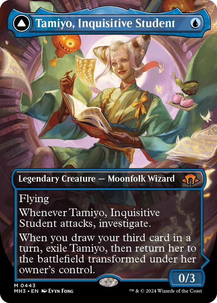 Tamiyo, Inquisitive Student (Borderless) - Modern Horizons 3 (MH3) 0443