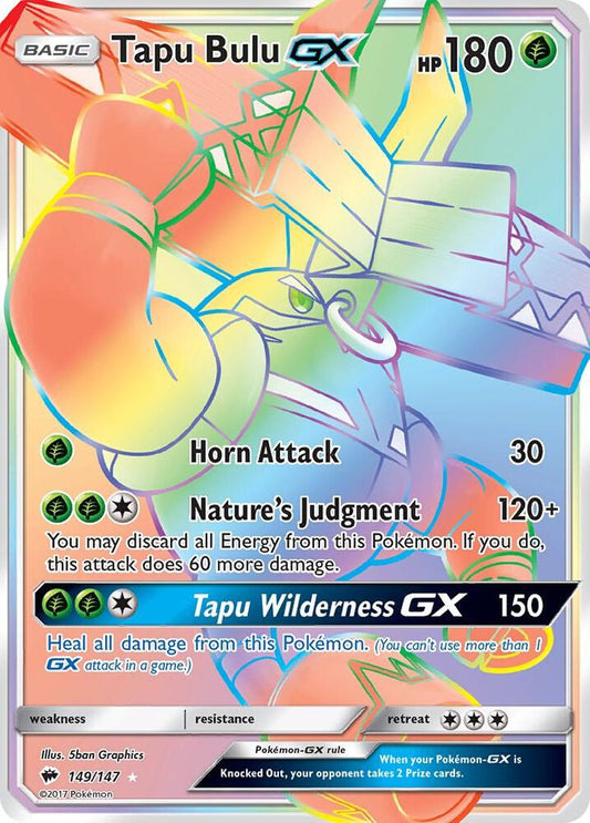 Tapu Bulu GX (Secret) Burning Shadows 149/147