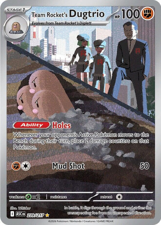 Team Rocket's Dugtrio - 239/217 - ME: Ascended Heroes (ASC)