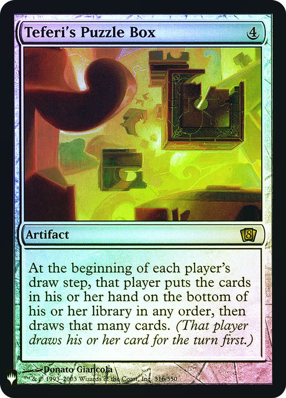 Teferi's Puzzle Box Foil List Reprints 316/350