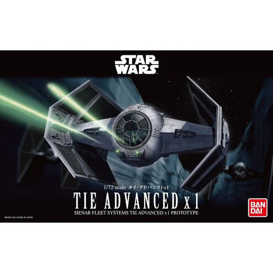 Tie Advanced x1 "Star Wars", Bandai Hobby Star Wars 1/72 Plastic Model