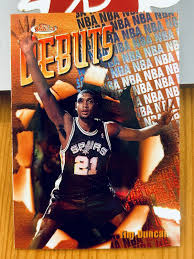 Tim Duncan Topps Finest Debuts  #101 1997