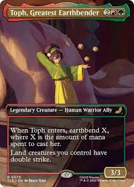Toph, Greatest Earthbender Borderless 0070 TLE
