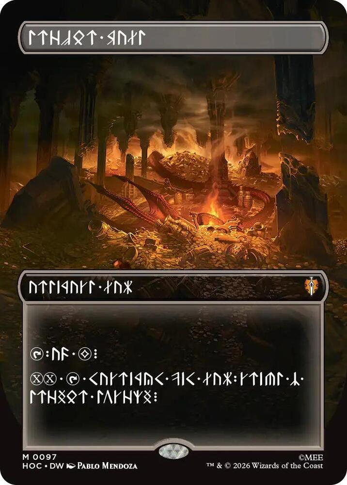 Treasure Vault (Borderless) (Dwarvish) FOIL - The Hobbit: Eternal-Legal (HOC)