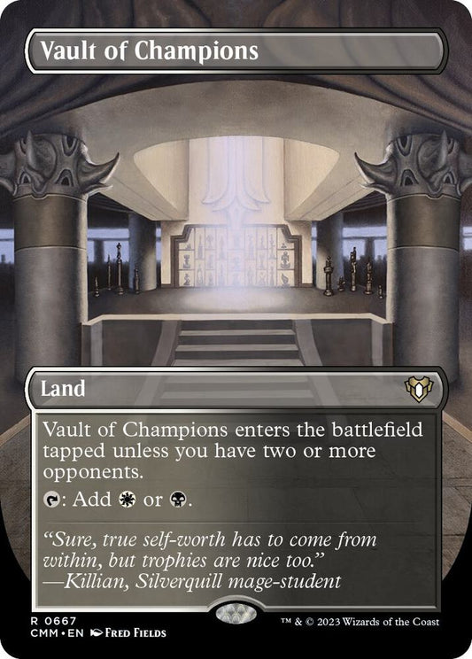 Vault of Champions (Borderless) - Commander Masters (CMM) Foil