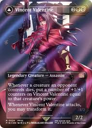Vincent Valentine Borderless Surge Foil 0528 FIN