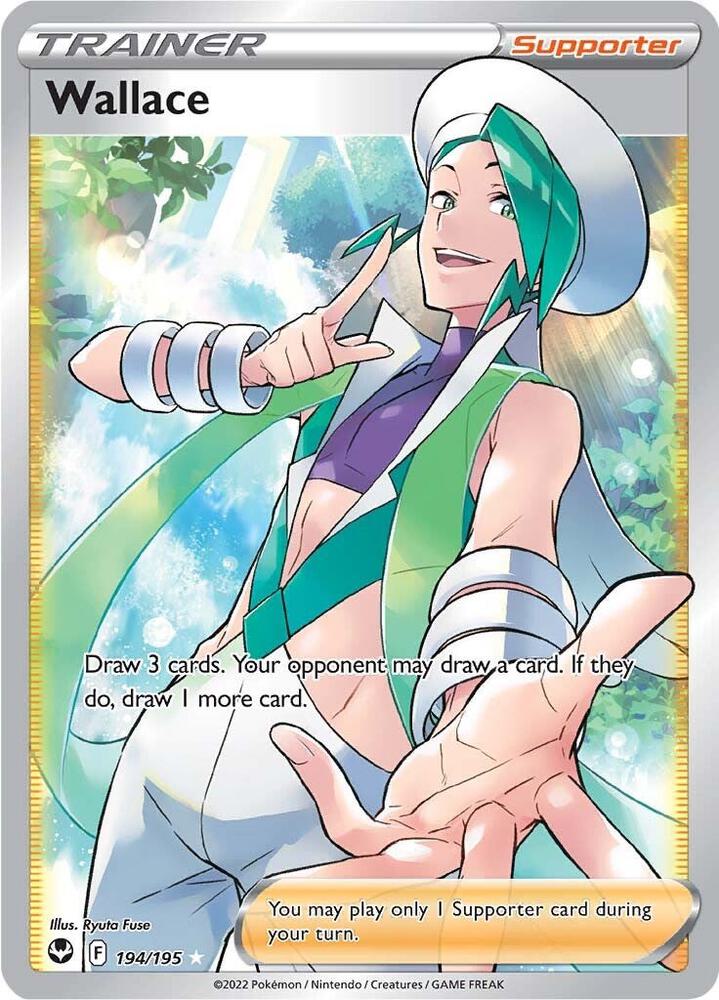 Wallace Full Art Ultra Rare Silver Tempest 194/175 - CardWizards