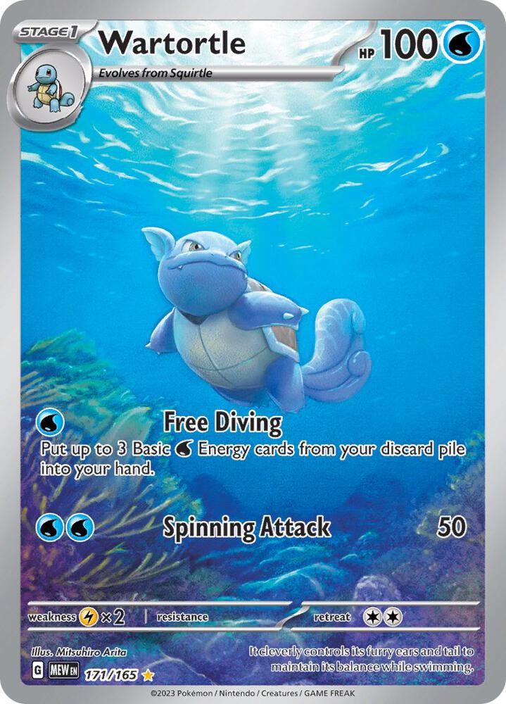 Wartortle - 171/165 - SV: Scarlet & Violet 151 IR