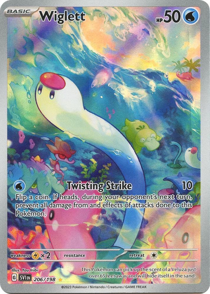 Wiglett - 206/198 - SV01: Scarlet & Violet Base Set (SVI)