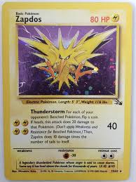 Zapdos Fossil Holo 15/62