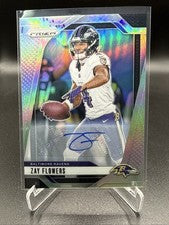 Zay Flowers Silver Prizm Auto 2024 #21