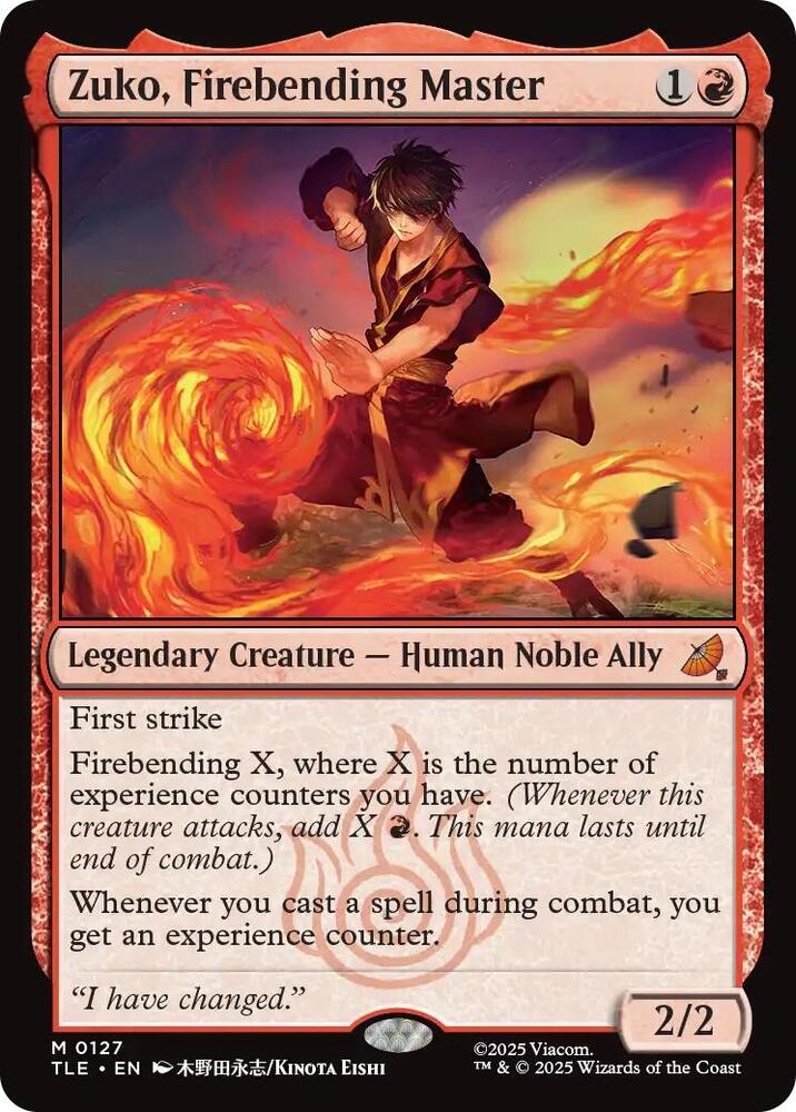 Zuko, Firebending Master - Avatar: The Last Airbender: Eternal-Legal (TLE) 01127